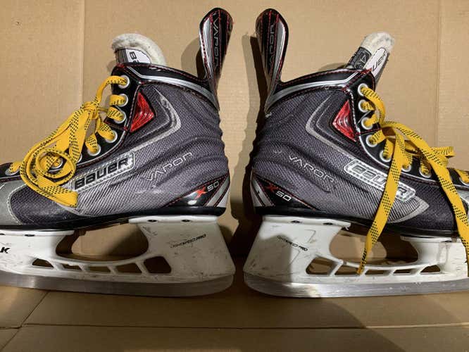Junior Used Bauer Vapor x50 Hockey Skates D&R (Regular) Size 4.5
