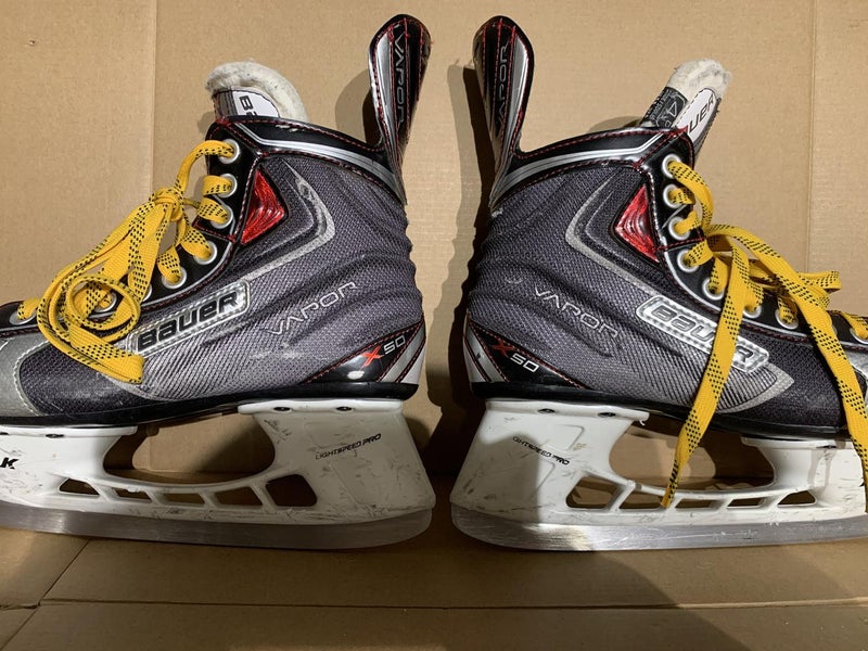 Junior Used Bauer Vapor x50 Hockey Skates D&R (Regular) Size 4.5