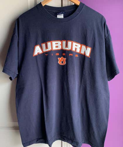 Vtg Auburn Tigers Shirt Mens XL War Eagles Ncaa College Short Sleeve