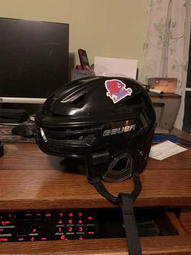 Black Used Medium Bauer Re-Akt 150 Helmet