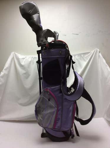 Used Macgregor Mt Jr Tourney 7 Piece Steel Regular Golf Junior Club Sets