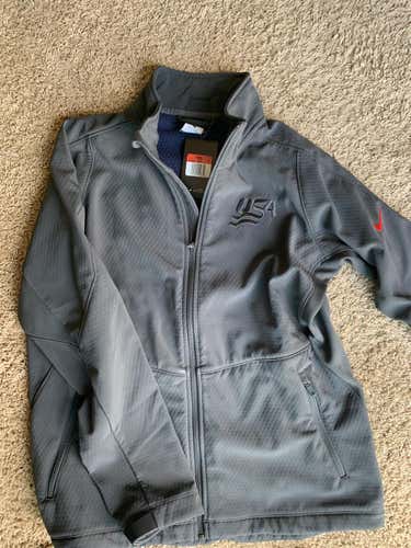 USA Hockey Gray Adult Large Nike Jacket