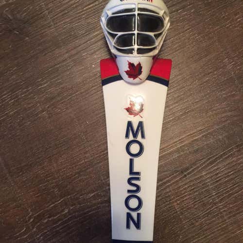 Molson Canadian Goalie Beer Tap