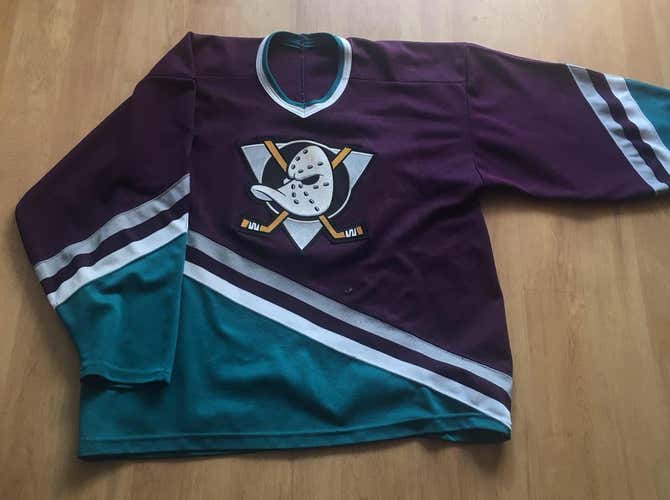 Ccm Anaheim Mighty Ducks XL Vintage Retro Throwback Jersey