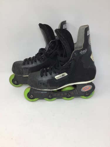 Bauer 200 Roller Hockey Skates - Inline Hockey Skates - Junior's Size 5 - Used