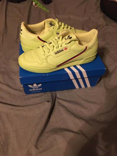Basically New Adidas Semi - Frozen Yellow Continental 80s