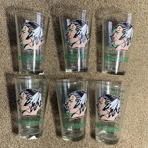 UND Fighting Sioux Glass Set