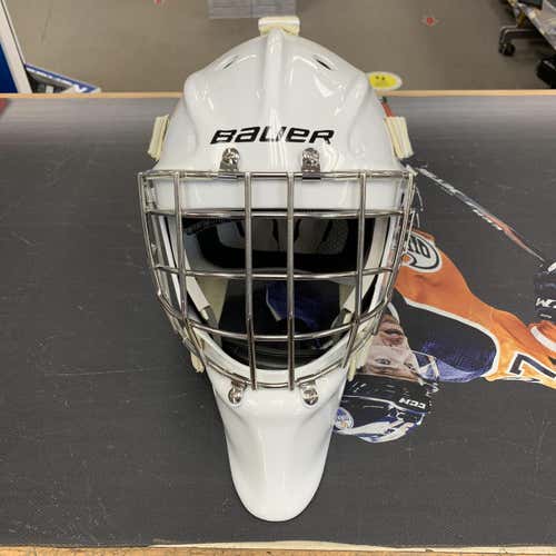 New Bauer 960XPM CertifiedGoalie Mask | White S/M