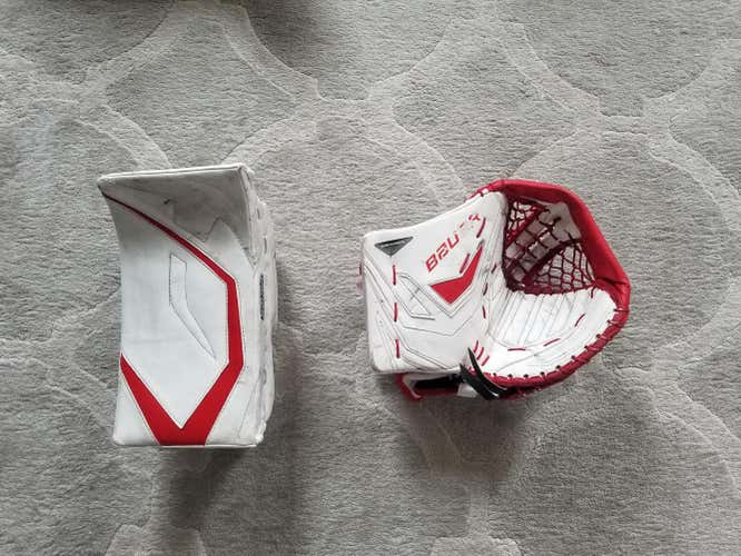 Bauer TotalOne NXG Pro Stock Glove and ONE80 blocker