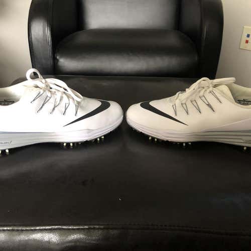 Men’s NIKE LUNAR CONTROL 4 Golf Shoes White/Black Size 10W Like New