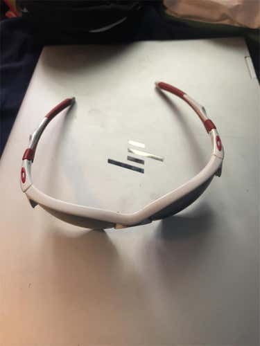 White Unisex One Size Fits All Oakley Sunglasses