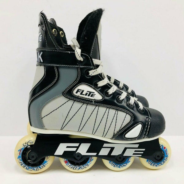 New Flite Peak Inline Hockey Skates size 1D junior kids roller blade jr Triton
