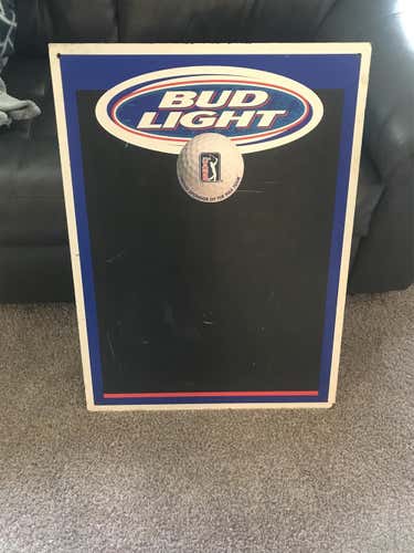 Bud Light PGA Tour Vintage Chalk Board