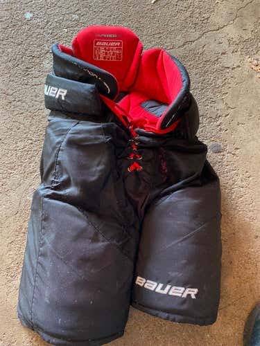 Black Used Small Bauer Vapor APX2 Hockey Pants