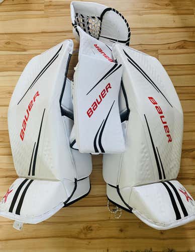 NEW SENIOR 33” BAUER REGULAR 2X PRO GOALIE FULL SET