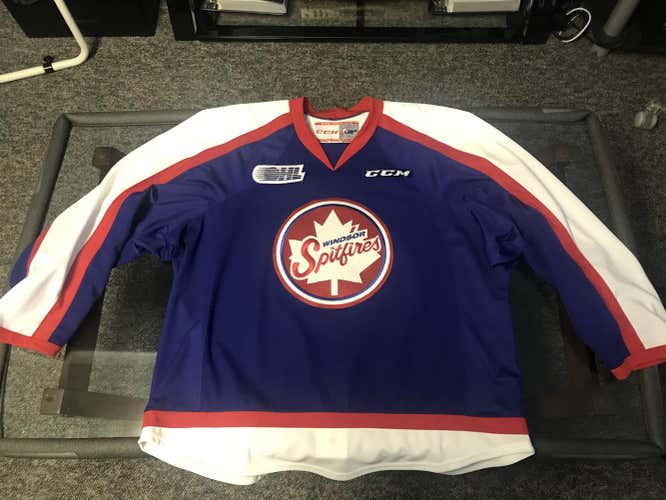 Team Issued Windsor Spitfires Jersey Sz 58 NWOT