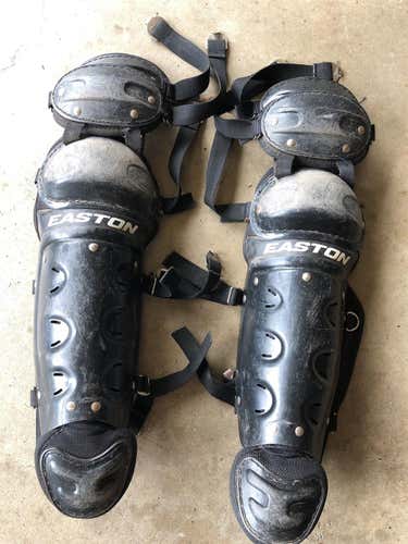Black Used Easton Catcher's Leg Guard