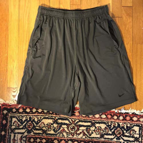 Dark Gray Men's Large Nike Dri-Fit Shorts