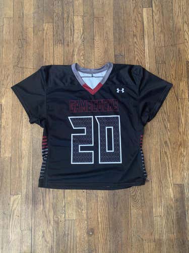 [GAME WORN] South Carolina Lacrosse Black Game Jersey, #20 (2018) [L]