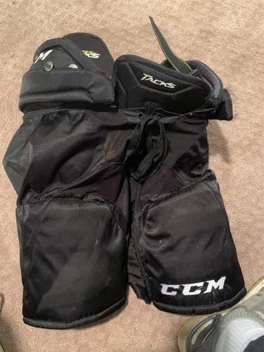 Black Used Medium CCM Super Tacks  Hockey Pants