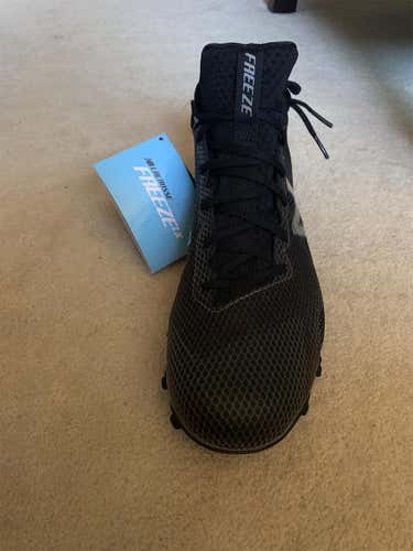 Black Men's Molded Cleats High Top