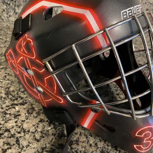 Black Used Senior Goalie Mask