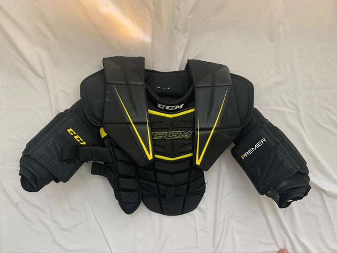 Intermediate Used Medium CCM Premier Goalie Chest and Arm Protector Goalie Chest Protector