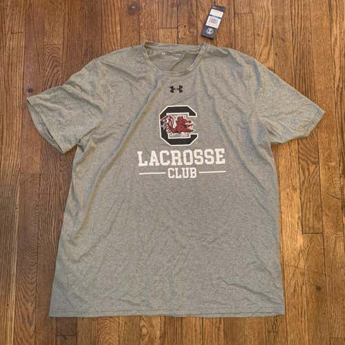 [NEW] South Carolina Lacrosse Gray Shooter Shirt #12 (L)