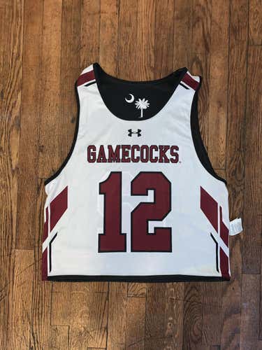 [NEW] South Carolina Lacrosse Reversible Practice Pinnie, #12 (L)