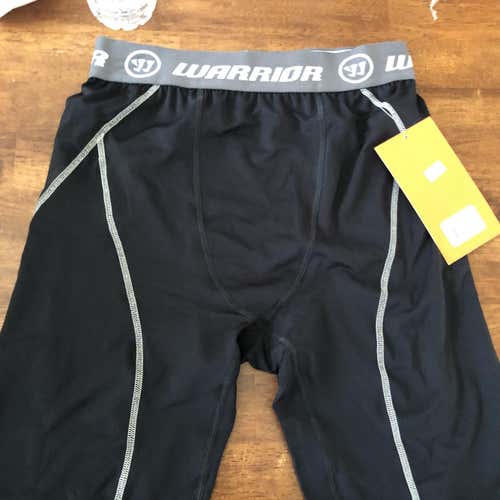 Black Unisex Medium Warrior Shorts