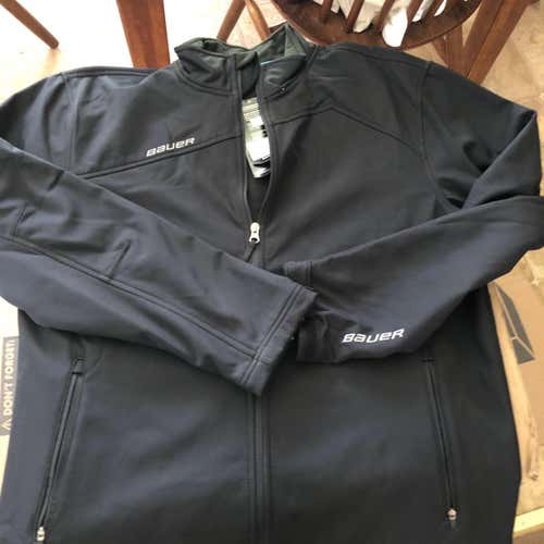 Black Unisex Large Bauer Jacket