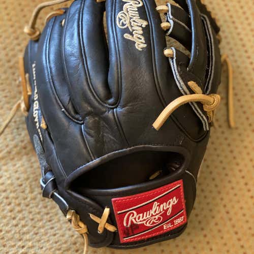 Black Used Infield Heart of the Hide 11.5" Baseball Glove