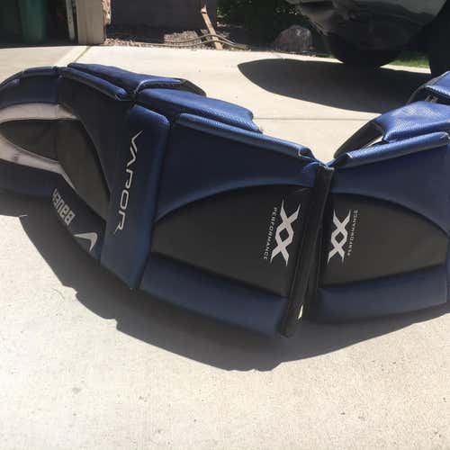 Blue Used 35" Bauer Vapor 2X Goalie Leg Pads