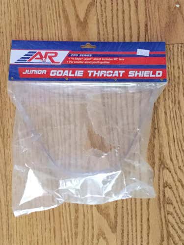 New A&R Junior Goalie Throat Shield/Dangler