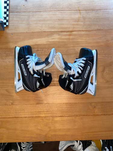 Used Bauer Supreme S170 D&R (Regular)  Size 1 Hockey Goalie Skates
