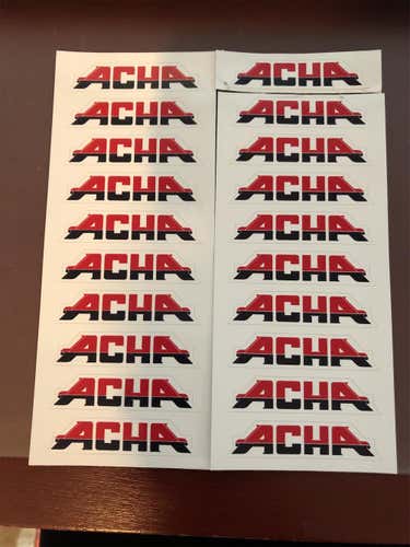 20 ACHA Stickers, WILLING TO NEGOTIATE