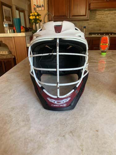 White Used Cascade S Helmet