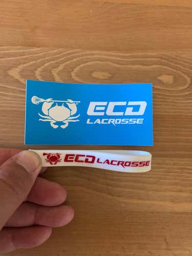 New ECD Lacrosse Wristband & Sticker