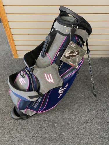 New Purple/Navy Blue Exotics Xtreme 4 Stand Bag