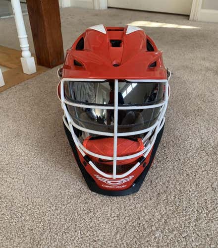 Red New Cascade S Helmet Will Sell With Visor