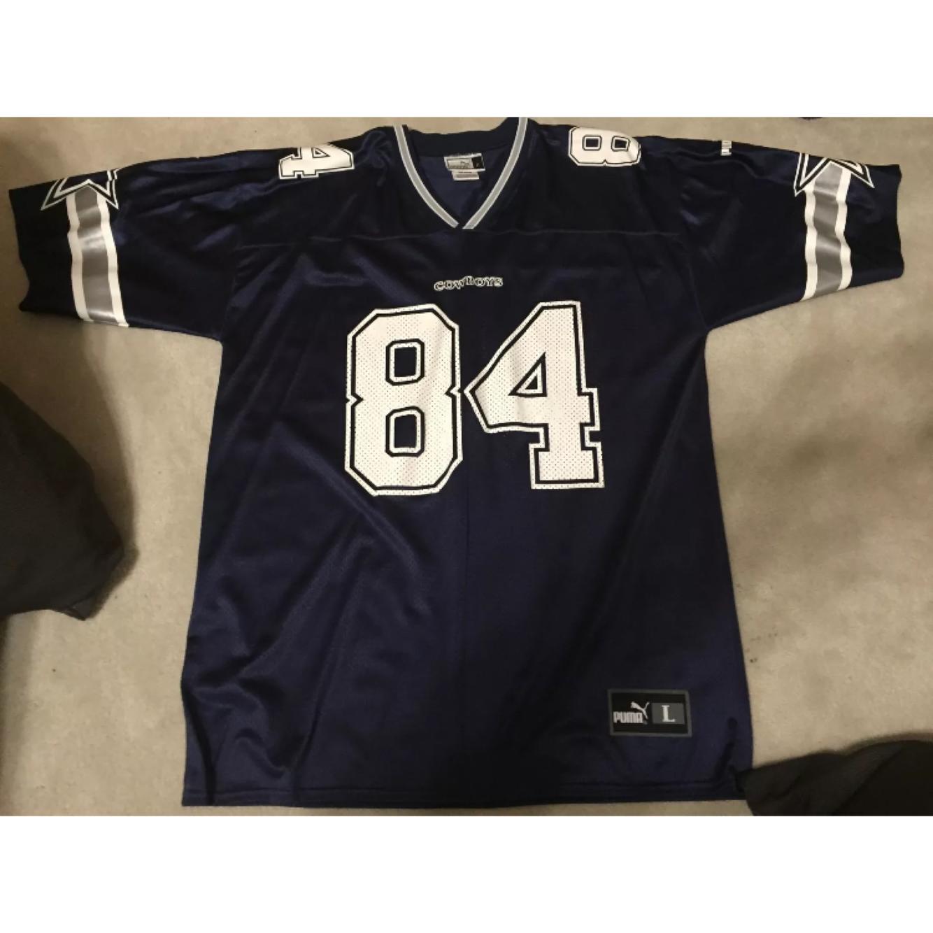 Vintage Puma Dallas Cowboys Troy Aikman NFL American Football Jersey - Size  M L