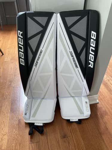 New 37" Bauer Supreme S150 Goalie Leg Pads
