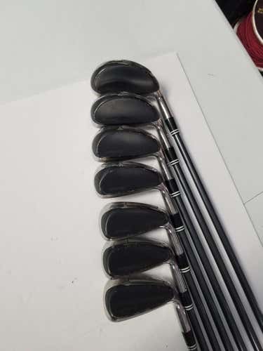 Used Cleveland Hibore 4i-pw Graphite Regular Golf Iron Or Hybrid Sets