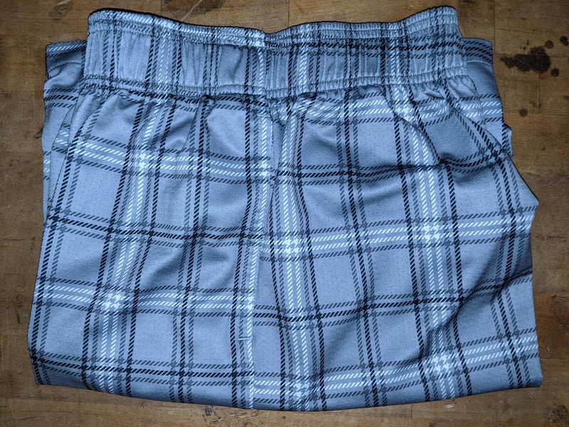 Gray Plaid Warrior Shorts