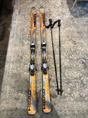 Used All Mountain Skis With Bindings, poles and boots if they fit (9.5).