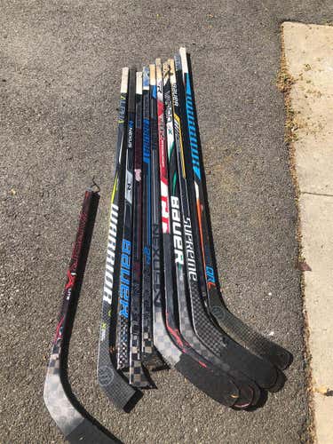 Broken Hockey Sticks | Some Good For Street Hockey As Well | *Everything Included*