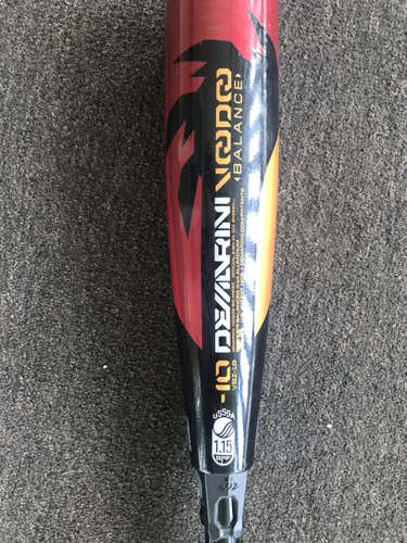 Used 2018 USSSA Certified DeMarini Voodoo Balanced Bat (-10) 18 oz 28"
