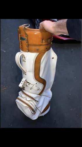 White Used Titleist Carry Bag