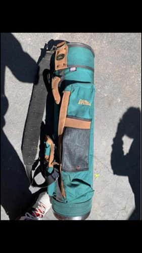 Green Used Golf Carry Bag
