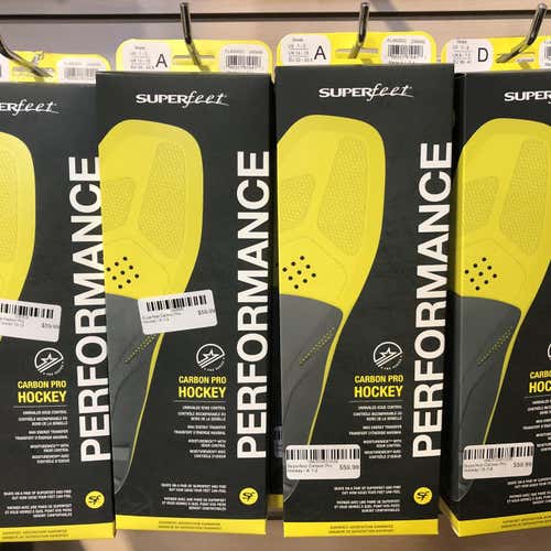 Brand New Superfeet Carbon Insoles Multiple Sizes